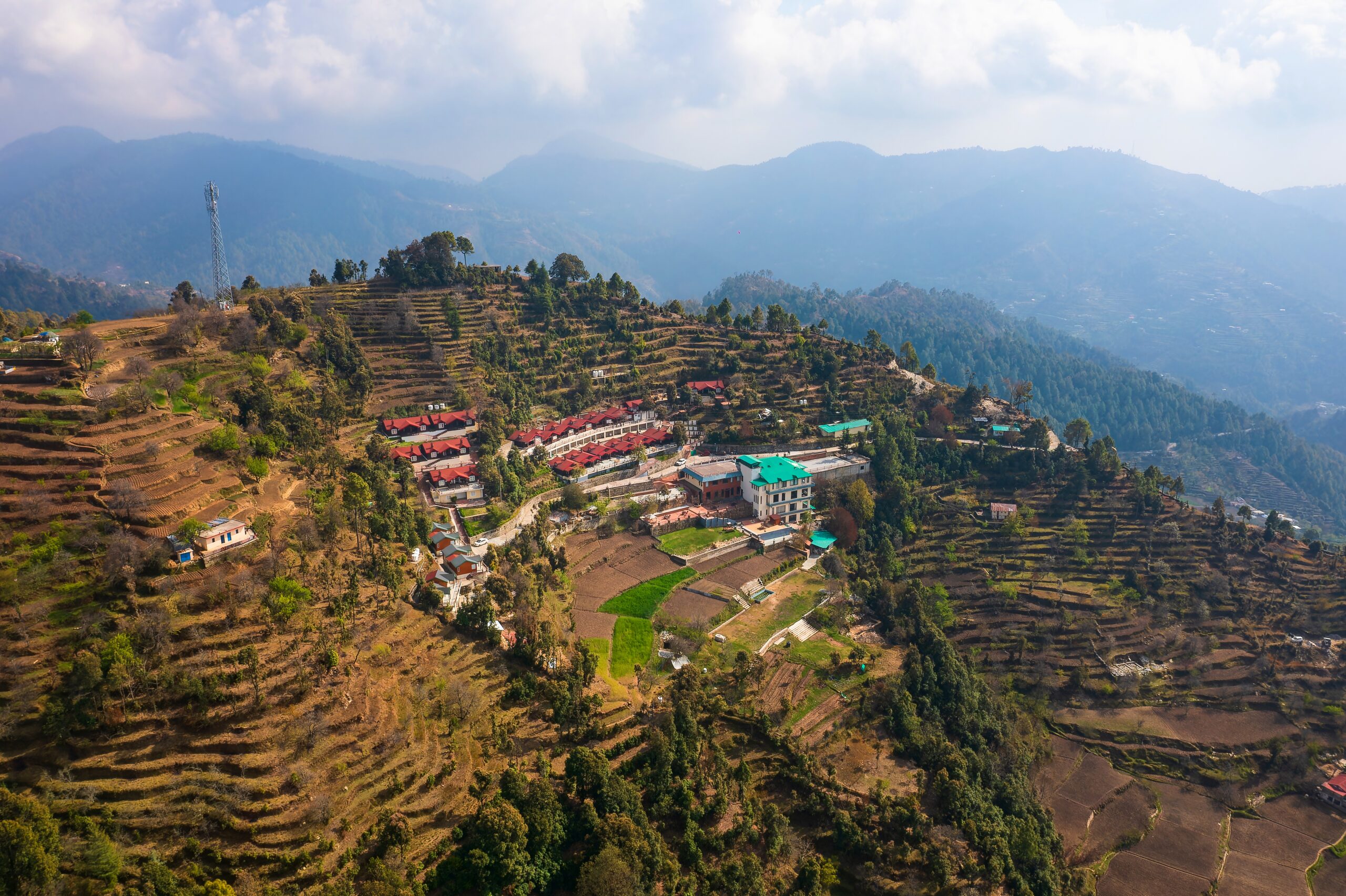 Mukteshwar village hillside